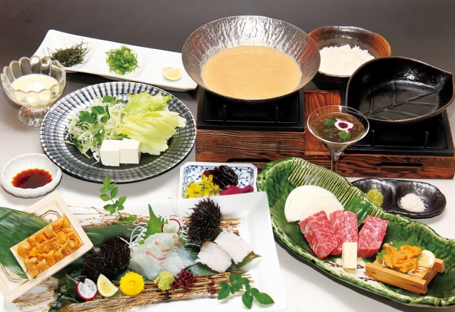 淡路赤うにしゃぶコース【7月~9月】