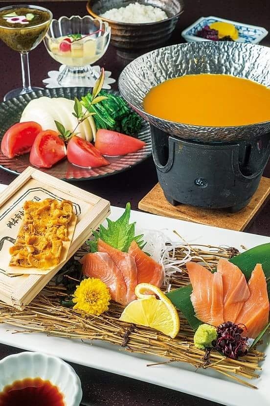 絶品!淡路島サクラマスうにしゃぶをはじめとした期間限定のお料理【3月~5月】